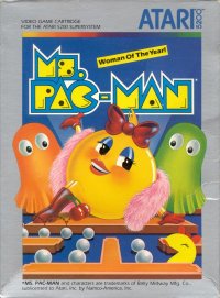 Ms. Pac-Man Atari 5200 US box art